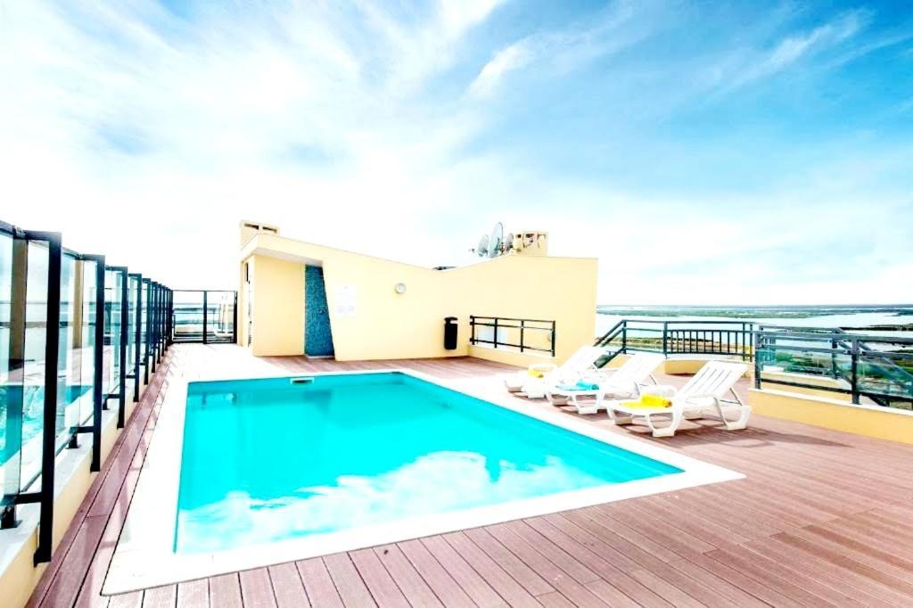 A Gaivota Ria Formosa Waterfront Lux Apart With Pool, Olhao, Algarve المظهر الخارجي الصورة